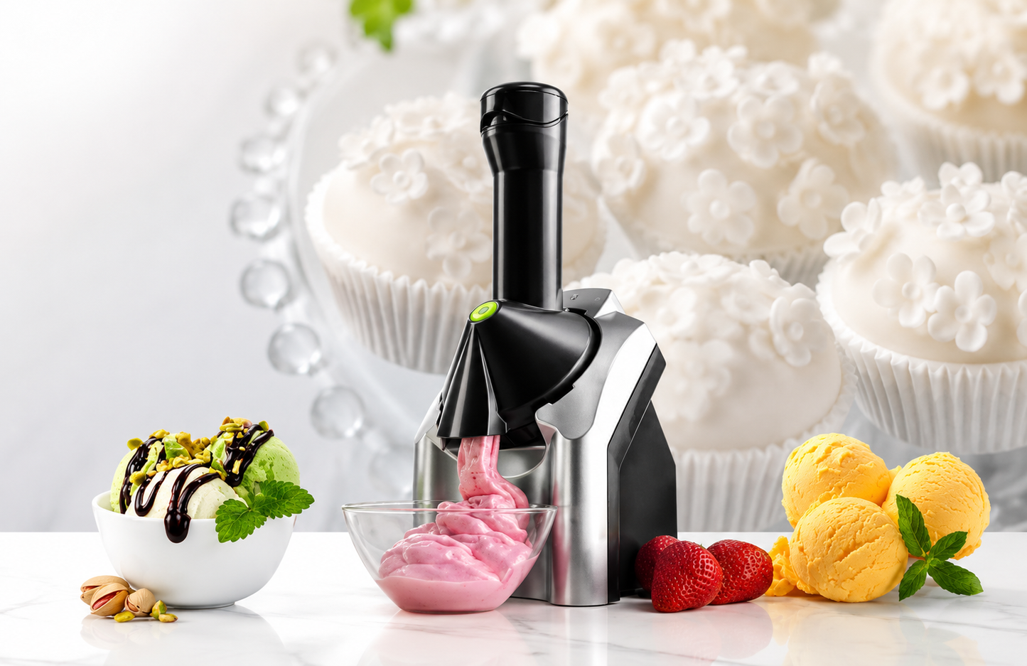 Electronic Fruit Ice Cream Maker