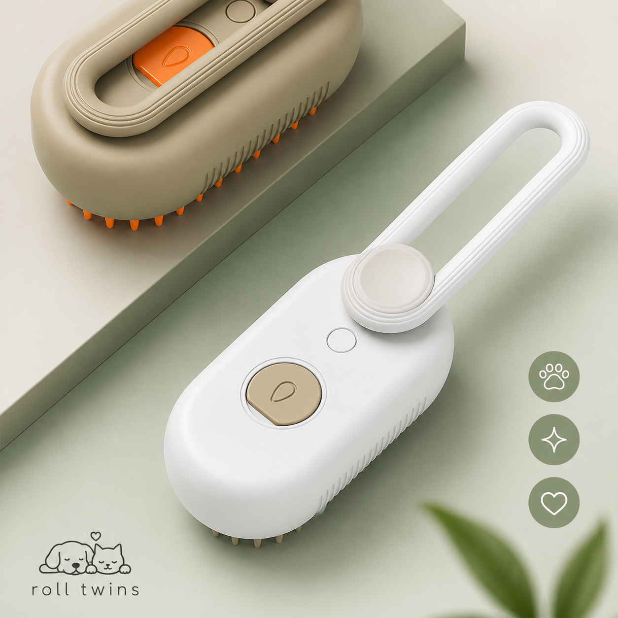 cepillo de Vapor 3 en 1 RollTwins™